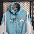 Jaqueta Corta Vento Manchester City Puma - Azul/Branca