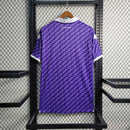 Camisa Fiorentina Home 2023/24 - Kappa Torcedor Masculina - Roxa/Branca