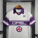 Camisa Fiorentina Away 1984/85 - Nr Retrô Masculina - Branca/Roxa