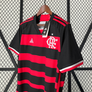 Camisa Flamengo Home  2024/25 - Adidas Torcedor Masculina - Vermelha/Preta