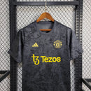Camisa Manchester United Edição Especial 2024/25 - Adidas Torcedor Masculina - Preta/Amarela