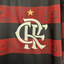 Camisa Flamengo Home 2019/20 - Adidas Retrô Masculina - Vermelha/Preta