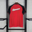Camisa Baseball Flamengo 2025/26 - Adidas Masculina - Vermelha/Preta