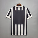 Camisa Juventus Home 1984/85 - Kappa Retrô Masculina - Preta/Branca
