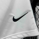 Shorts Santos Home 2011/12 - Nike Retrô Masculina - Branca/Preta