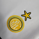 Camisa Inter de Milão Away 1990/91 - Uhisport Retrô Masculina - Branca/Azul