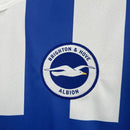 Camisa Brighton Home 2025/26 - Nike Torcedor Masculina - Azul/Branca