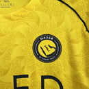 Camisa Al-Nassr Home 2025/26 - Adidas Torcedor Masculina - Amarela/Azul