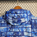 Jaqueta Corta Vento Japão Adidas - Azul/Branca