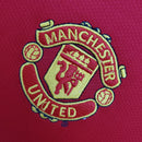 Camisa Manga Longa Manchester United 2004/06 - Nike Retrô Masculina - Vermelha/Branca