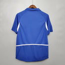 Camisa Seleção Brasileira Away 2002 - Nike Retrô Masculina - Azul/Branca