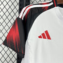 Camisa Flamengo Away 2025/26 - Adidas Torcedor Masculina - Branca/Preta