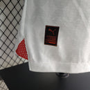 Camisa Milan Away 2023/24 - Puma Jogador Masculina - Branca/Preta/Vermelha