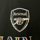 Camisa Arsenal Edição Especial Balmain 2023/24 - Adidas Torcedor Masculina - Refletivel - Preta