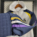 Jaqueta Corta Vento Real Madrid Adidas - Branca/Azul