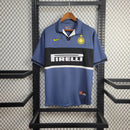 Camisa Inter de Milão 1998/99 - Nike Retrô Masculina - Azul/Preta