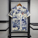 Camisa Seleção Japão Edição Tokyo 2024/25 - Adidas Torcedor Masculina - Branca/Azul