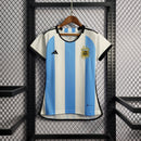 Camisa Seleção Argentina Home 2022/23 - Adidas Torcedor Feminina - Azul/Branca