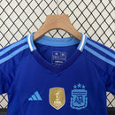 Kit Infantil Seleção Argentina Away 2024/25 - Adidas Torcedor - Azul