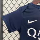 body-infantil-kids-psg-paris-saint-germain-nike-home-titular-1-2024-25-torcedor-branco-branca-azul-vermelha-vermelho-dembele-qatar-airways