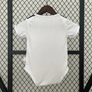 body-infantil-kids-real-madrid-adidas-madri-home-titular-1-2024-25-torcedor-branco-branca-preto-preta-vini-jr-mbappe-emirates-fly-better