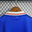 Camisa Seleção Croácia Away 1998 - Lotto Retrô Masculina - Azul/Branca