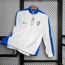 Jaqueta Corta Vento Seleção Brasil Nike - Branca/Azul
