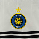 Camisa Inter de Milão Away 2004/05 - Nike Retrô Masculina - Branca/Azul