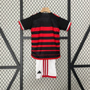 Kit Infantil Flamengo Home 2024/25 - Adidas Torcedor - Vermelha/Preta