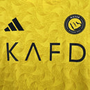 Camisa Al-Nassr Home 2025/26 - Adidas Torcedor Masculina - Amarela/Azul