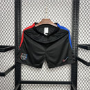 Shorts Barcelona Away 2024/25 - Nike Torcedor Masculina - Preta/Vermelha