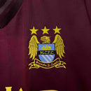 Camisa Manchester City Away 2012/13 - Umbro Retrô Masculina - Vinho/Dourada