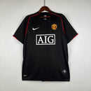 camisa-manchester-united-diabos-vermelhos-away-reserva-2-2007-08-nike-retro-masculina-masculino-aig-preto-preta-cristiano-ronaldo-cr7-tevez-rooney-giggs-evra