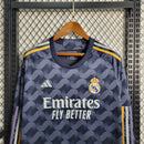 camisa-manga-longa-comprida-away-2-reserva-madrid-2023-24-adidas-emirates-fly-better-torcedor-masculina-masculino-azul-vini-jr-mbappe-rodrygo-modric-bellingham-endrick-valverde-carvajal-lucas-vasquez-kroos