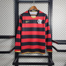 camisa-manga-longa-comprida-masculina-masculino-flamengo-mengo-fla-home-titular-1-2008-09-nike-retro-dourada-dourado-dorado-dorada-preto-preta-vermelha-vermelho-adriano-imperador