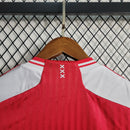 camisa-masculina-adidas-ajax-home-titular-1-2023-24-torcedor-vermelha-vermelho-branco-branca-amsterdam-ziggo