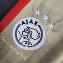 camisa-masculina-adidas-ajax-third-terceira-3-2023-24-torcedor-preta-preto-branco-branca-bege-amsterdam-ziggo