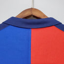 camisa-masculina-barcelona-barca-100-anos-nike-retro-vermelho-vermelha-azul-unicef-fcb-messi-neymar