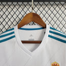camisa-masculina-manga-longa-real-madrid-madri-home-titular-1-2017-18-adidas-retro-azul-branco-branca-ronaldo-cr7-kroos-fly-emirates