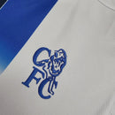 camisa-masculina-masculino-chelsea-away-reserva-2-2003-04-umbro-retro-branco-branca-preto-preta-azul-fly-emirates