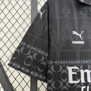 camisa-masculina-puma-ac-acm-milan-2024-25-torcedor-prata-cinza-preto-preta-rafael-leao-pleasures-fly-emirates-better-wefox