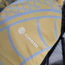 camisa-masculina-real-madrid-madri-2023-24-torcedor-caramelo-branco-branca-ronaldo-cr7-kroos-vini-jr-fly-emirates-dragao