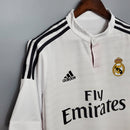 camisa-real-madrid-madri-home-titular-1-2014-15-adidas-retro-masculina-branca-branco-preto-preta-cr7-ronaldo-fly-emirates