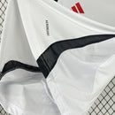 Camisa Flamengo Away 2025/26 - Adidas Torcedor Masculina - Branca/Preta
