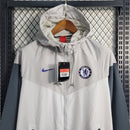 Jaqueta Corta Vento Chelsea Nike - Branca/Azul