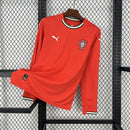 Camisa Manga Longa Seleção Portugal Home 2025/26 - Puma Torcedor Masculina - Vermelha