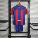conjunto-kit-infaltil-kids-barcelona-barca-home-titular-1-2023-24-nike-torcedor-vermelha-vermelho-azul-fcb-spotify-messi-neymar
