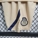 Kit Infantil Porto Away 2023/24 - New Balace Torcedor - Bege/Preta