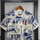Camisa Seleção Japão Edição Tokyo 2024/25 - Adidas Torcedor Masculina - Branca/Azul