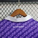 Camisa Fiorentina Home 2023/24 - Kappa Torcedor Masculina - Roxa/Branca